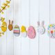 Oua Banner Paste DACO, 9 cm, 8 Buc/Set, Multicolor, Accesorii Creatie, Accesorii Craft, Oua Ornamente Paste,Ghirlande Paste, Ghirlande Decorative Oua Paste, Decoratiuni Lemn Paste, Oua Lemn Figurine Decupate, Oua Ghirlande