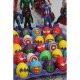 Mini Oua din Plastic DACO, 2.5 cm, 24 Buc/Set, Multicolor, Accesorii Creatie, Accesorii Craft, Oua de Pictat, Oua de Paste din Plastic, Oua de Paste de Pictat, Oua Plastic Pentru Decorat, Oua Plastic pentru Pictat