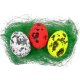 Oua Plastic DACO, 4 Buc/Set, 10 cm, Alb, Accesorii Creatie, Accesorii Craft, Oua de Pictat, Oua de Paste din Plastic, Oua de Paste de Pictat, Oua Plastic Pentru Decorat, Oua Polistiren, Oua Plastic pentru Pictat