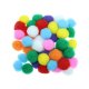 Pom Pom Midi DACO, 50 Buc/Set, 25 mm, Material Textil, Multicolor, PomPom Textil, Pom-Pom Textil, Pom Pom Colorat, Pom Pom Decorativ, Bilute Plusate Colorate, Bilute Pom Pom, Accesorii Craft, Accesorii Creatie