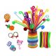 Sarma Plusata DACO, 15 Buc/Set, 15 cm, Multicolor, Sarma Colorata, Sarma Daco, Sarma pentru Decoratii, Sarma Plusata Activitati, Sarma Plusata Modele, Sarme Plusate, Sarma Flexibila Plusata