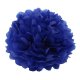 Sfere Pom Pom DACO, 3 Buc/Set, 23.5 cm, Model Sfere Petrecarete, Albastre, Accesorii Creatie, Accesorii Craft, Sfere Pom Pom, Sfere Pom Pom de Petrecere, Pom Pom Hartie, Pompoane Decorative Hartie, Pompon din Hartie