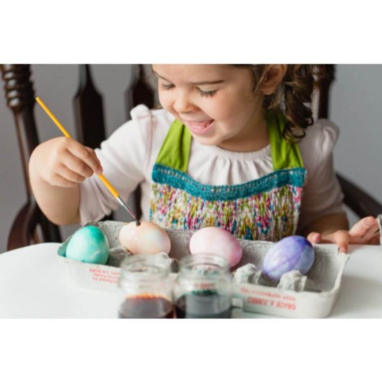 Set Creativ Pictura Paste Daco, 8 Oua 6 cm, Plastic, Vopsea 6 Culori, Set Pictura Oua, Pictura Oua Paste, Set De Pictat Oua, Decoratiuni Oua, Oua Pictate, Decoratiuni Paste