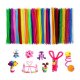 Sarma Plusata Glitter DACO, 30x0.6 cm, 25 Buc/Set, Multicolor, Sarma Colorata, Sarma Daco, Sarma pentru Decoratii, Sarma Plusata Activitati, Sarma Plusata Modele, Sarme Plusate, Sarma Flexibila Plusata, Sarma Plusata cu Sclipici