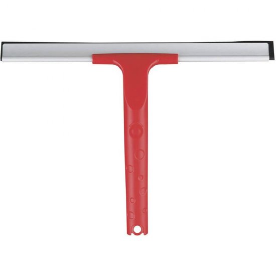 Rezerva Racleta Geamuri Vileda Profi, 28 cm, Cauciuc si Inox, Culoare Rosie, Stergator pentru Geamuri, Stergatoare Tip T pentru Geamuri, Raclete Geamuri si Ferestre, Stergatoare pentru Geam, Ustensile de Spalat Geamuri, Stergator Geamuri Vileda Profi