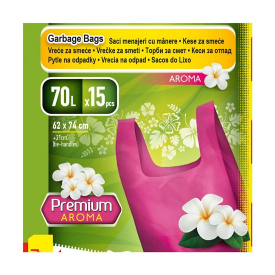 Saci Menajeri Fino Premium, 70L, 15Buc/Set, Roz, Saci, Saci Menaj Roz, Saci Menajeri, Saci Fino, Saci Menajeri Fino, Saci de Gunoi, Saci pentru Gunoi, Saci de Gunoi Fino, Saci de Menaj, Saci pentru Menaj, Saci de Menaj Fino