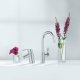 Baterie Grohe Eurosmart pentru Lavoar, cu Ventil, Monocomanda, Cromat, Grohe Eurosmart, Baterie Lavoar, Baterie cu Monocomanda pentru Lavoar, Baterie Grohe, Baterii Sanitare Grohe, Baterie Chiuveta, Obiect Sanitar Baie, Lavoar cu Ventil
