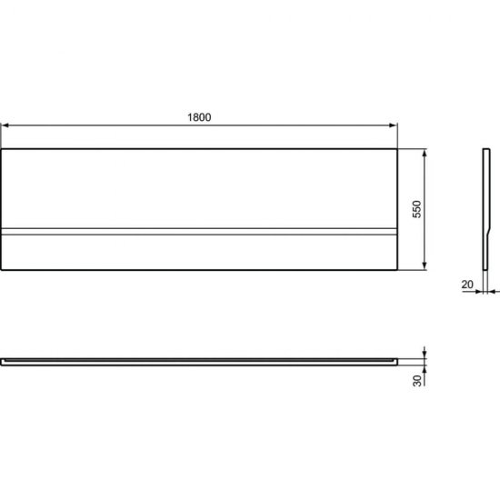 Panou Frontal IDEAL STANDARD Hotline New, 180 cm, Panou pentru Cada, Panou frontal pentru Cada, Panou pentru Cada de Baie, Panou Frontal pentru Cada de Dus, Panou Cada de Dus, Panou Acril pentru Cada, Panou Alb Cada de Baie, Panou Frontal Alb Cada