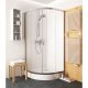 Cadita Dus Semirotunda Kolo First, 900x900x165 mm, Material Acrilic Alb, Cada pentru Dus 90x90x16.5 cm, Cadita pentru Dus, Cadite Semirotunde pentru Dus, Cadita Semirotunda pentru Cabina de Dus, Cadite pentru Cabinele de Dus