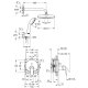 Sistem de Dus cu Baterie Incastrata, Grohe Eurosmart Cosmopolitan Tempesta 210, Crom, Sistem de Dus, Sistem pentru Dus, Dus Coloana pentru Baie, Dus pentru Baie, Sistem Montare Dus, Dus Incastrat, Dus Incastrat in Perete