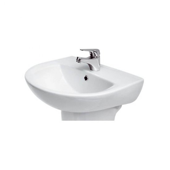Lavoar Suspendat Cersanit President, 60x48 cm, cu Orificiu pentru Baterie si Preaplin, Lavoare Suspendate Cersanit President, Chiuvete, Chiuveta, Accesorii pentru Baie, Lavoare Cersanit