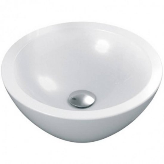 Lavoar Rotund pe Blat IDEAL STANDARD Strada, 42 cm, Fara Preaplin, Lavoar pe Blat, Chiuveta pe Blat, Chiuveta pentru Baie, Lavoar pentru Baie, Lavoar Rotund pentru Baie, Chiuveta Rotunda, Chiuveta Rootunda pentru Baie, Lavoar fara Preaplin