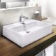 Lavoar Dreptunghiular pe Blat IDEAL STANDARD Strada, 60x42 cm, Cu Preaplin, Chiuveta pe Blat, Chiuveta pentru Baie, Lavoar pentru Baie, Lavoar Dreptunghiular pentru Baie, Chiuveta Dreptunghiulara, Chiuveta Dreptunghiulara pentru Baie, Lavoar cu Preaplin