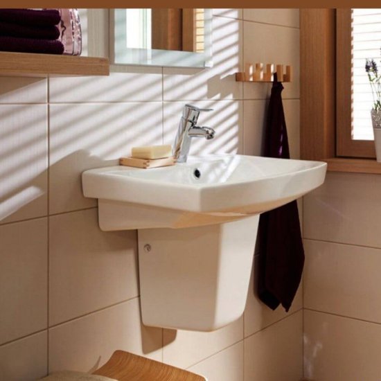 Semi-Piedestal Lavoar Cersanit President, 5 Kg, 27x27.5 cm, Semi-Piedestale Ceramice pentru Lavoare, Cersanit President Semi-Piedestal pentru Lavoar, Obiecte Sanitare, Semipiedestal Lavoar Ceramica, Semi-Piedestal Suspendat Lavoar