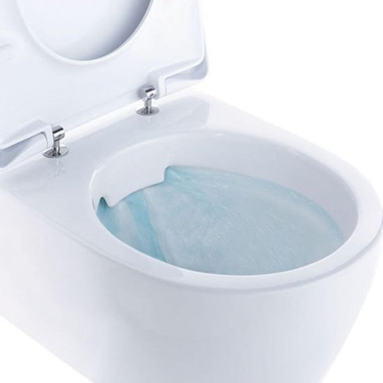 Vas WC Suspendat Geberit Selnova Square Rimfree Modo, Alb, Vas de Toaleta Suspendat, Vase WC Suspendate, Obiecte Sanitare Geberit, Vase de Toaleta Suspendate, Vas WC Alb Suspendat, Vas WC cu Spalare Verticala, Vas WC fara Capac