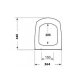Capac WC Cersanit, Carina, Inchidere Soft-Close si Easy-Off, WC Cersanit, WC Easy-Off, Capac Toaleta, Sanitare, Obiecte Sanitare, Accesorii Baie
