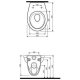 Vas WC Suspendat Kolo Idol, 510x415x360 mm, Scurgere Verticala/Orizontala, pentru Rezervor Ingropat, 1 Buc, WC Kolo, Vase Toaleta, Sanitare, Obiecte Sanitare, Vase WC, Accesorii Baie, Obiecte si Instalatii Sanitare