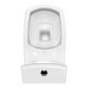 Set Vas WC Stativ Compact cu Rezervor si Capac, Cersanit Carina, Cersanit Carina Set Vas WC, Obiecte Sanitare Cersanit, Set Vas Wc Cersanit