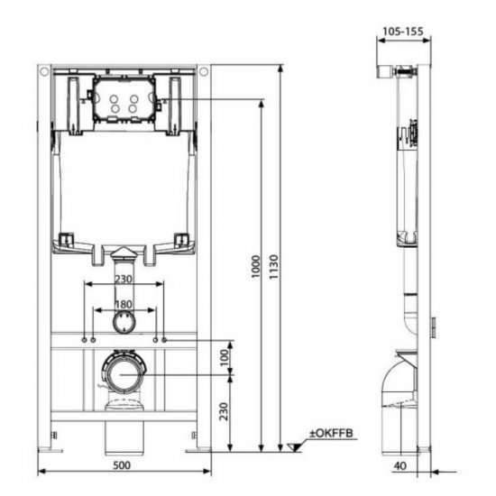 Vas WC Suspendat Kolo Rekord, Alb, Ceramic, 520x360x350 mm, Vas WC, WC Vas, Vas Suspendat, Vas WC Suspendat, Vas WC Kolo, Vas WC Kolo Rekord, Vas Kolo Rekord, WC Kolo Rekord, Vas Suspendat WC, Vas WC Ceramic, Vas WC cu Rezervor, Vas WC Alb, Vas WC Baie