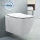 Vas WC Suspendat Ideal Standard Strada II Aquablade, 54.5x36.5x40 cm, Alb, Ideal Standard Vas Wc Suspendat, Vase Wc Dreptunghiulare Suspendate, Vas Wc Baie, Vas Toaleta Dreptunghiular, Vase de Toaleta, Obiecte Sanitare