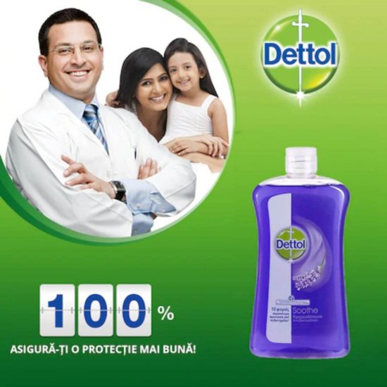 Rezerva Sapun Lichid Antibacterian DETTOL, 750 ml, Aroma Floare de Liliac, Sapun Hidratant, Sapun Antibacterian, Rezerva Sapun, Sapun Lichid DETTOL, Sapunuri Lichide Antibacteriene DETTOL, Sapunuri Antibacteriene, Sapun Lichid pentru Ingrijirea Mainilor