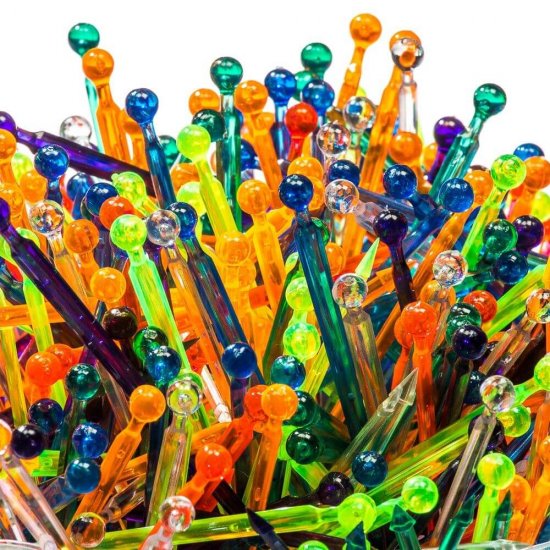 Minifurculite Aperitiv, Unica Folosinta din Plastic, 500 Buc/Set, Multicolor, Seturi Minifurculite de Unica Folosinta, Minifurculite din Plastic, Minifurculite Plastic, Set de Minifurculite de Plastic, Scobitori Aperitive