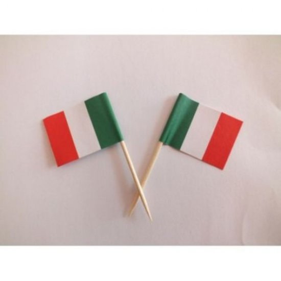 Scobitori Tip Stegulete, Lungime 65 mm, 50 Buc/Set, Diverse Culori,  Scobitori din Lemn, Scobitori pentru Petreceri, Scobitori pentru Aperitive, Scobitori Festive, Scobitori pentru Picnic