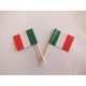 Scobitori Tip Stegulete, Lungime 65 mm, 50 Buc/Set, Diverse Culori,  Scobitori din Lemn, Scobitori pentru Petreceri, Scobitori pentru Aperitive, Scobitori Festive, Scobitori pentru Picnic