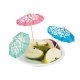 Scobitori Tip Umbreluta, Lungime 100 mm, 10 Buc/Set, Diverse Culori, Scobitori din Lemn, Scobitori pentru Petreceri, Scobitori pentru Aperitive, Scobitori Festive, Scobitori pentru Picnic