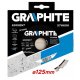 Disc Diamantat Segmentat pentru Flex, Graphite, 125x2.2 mm, Prindere 22.2 mm, Disc Diamantat Flex, Disc de Flex Pentru Beton, Disc de Flex pentru Granit, Disc Flex pentru Marmura, Disc Diamantat Graphite, Disc pentru Felx Diamantat