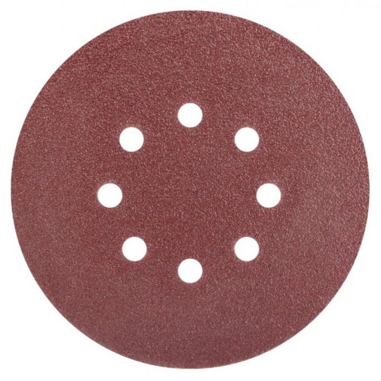 Set 5 Discuri Abrazive Verto, Perforate, cu Velcro, Granulatie K40, 125 mm, Disc Abraziv, Disc din Hartie Abraziva, Disc Abraziv, Disc Abraziv Verto, Abraziv Disc