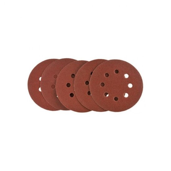 Set 5 Discuri Abrazive Verto, Perforate, cu Velcro, Granulatie K60, 125 mm, Disc Abraziv, Disc din Hartie Abraziva, Disc Abraziv, Disc Abraziv Verto, Abraziv Disc, Verto Disc Abraziv Velcro K60