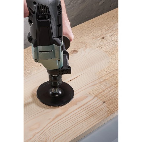 Disc de Cauciuc cu Ax M14 pentru Discuri de Hartie Abraziva Verto, 125 mm, cu Velcro, Disc Hartie Abraziva, Disc Suport de Slefuire, Disc Suport Discuri Abrazive, Suport Discuri Abrazive, Discuri Suport pentru Slefuire, Discuri Suport Discuri Abrazive