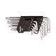 Set de 9 Chei Scurte Torx Topex, Dimensiuni T10- T50 mm, Chei Torx, Chei Torx  Scurte, Set Chei Torx, Chei Torx  Profesionale, Chei Torx Mari, Cheie Torx, Chei Hexagonale Torx, Cheie Cap Inbus, Cheie Torx  Scurta