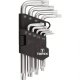 Set de 9 Chei Scurte Torx Topex, Dimensiuni T10- T50 mm, Chei Torx, Chei Torx  Scurte, Set Chei Torx, Chei Torx  Profesionale, Chei Torx Mari, Cheie Torx, Chei Hexagonale Torx, Cheie Cap Inbus, Cheie Torx  Scurta