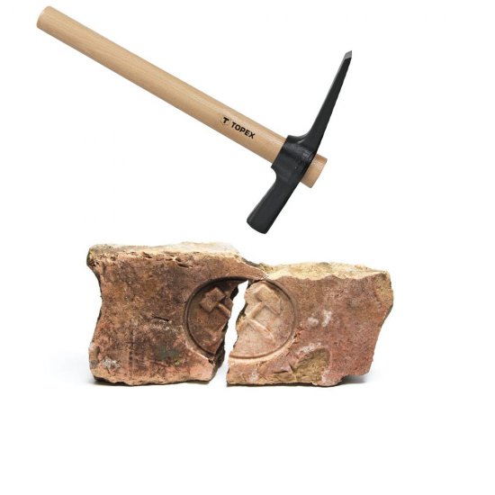 Ciocan de Zidar cu Maner de Lemn Topex, 320 mm, 700 g, Ciocan de Zidarie, Ciocane de Zidar, Ciocane de Zidarie, Ciocan Caramida, Ciocane Caramida, Ciocan Spargere Caramida, Ciocane Spargere Caramida, Ciocan Zidar, Ciocane Zidar