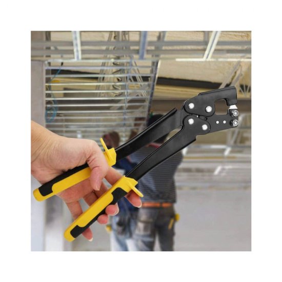 Cleste de Sertizat cu Maner Cauciucat Topex, 350 mm, Pentru Profile de Gips-Carton, Cleste de Sertizat Topex, Cleste cu Maner Cauciucat, Cleste pentru Profile de Gipscarton, Topex Cleste pentru Gipscarton