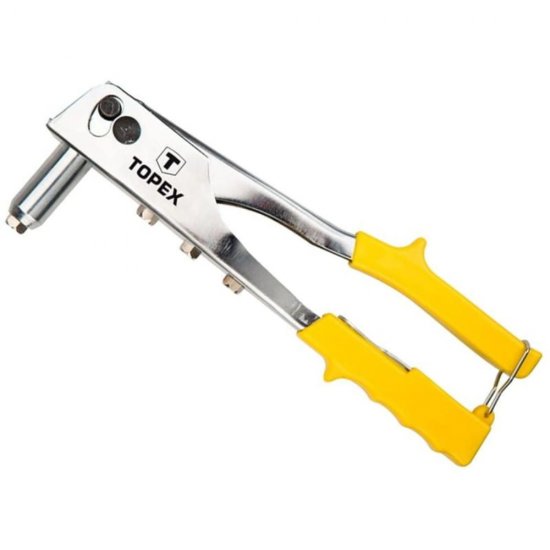 Cleste Nituri Topex, 2.4-4.8 mm, Metalic, Scule si Unelte, Scule de Mana, Clesti, Cleste de Nituit, Topex Cleste Metalic, Cleste pentru Nituri de Aluminiu, Cleste Lungime 250 mm
