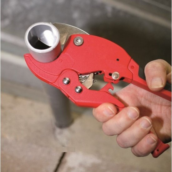 Cleste Foarfeca Tevi PVC Top Tools, Raza 3-42 mm, 200 mm, Cutter pentru Taiat Tevi PVC, Foarfeca pentru Taiat Tevi PVC, Cleste pentru Taiat Tevi PVC, Cutter Tevi din Plastic, Foarfeca pentru Tevi din Plastic, Cleste petnru Tevi din Plastic