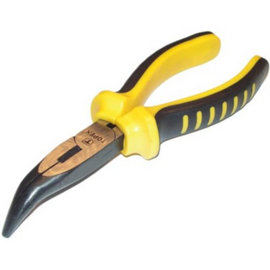 Cleste cu Varf Indoit Topex, 160 mm, Otel, Manere Ergonomice, Cleste cu Varf Lung Indoit Topex, Cleste cu Varf Ascutit Indoit, Cleste cu Varf Lung Ascutit, Cleste Lung Indoit, Cleste Ascutit Indoit, Cleste cu Varf Lung Indoit, Unelte Topex