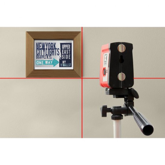 Nivela Laser cu Autonivelare, Kapro, 2 Raze Verticala si Orizontala, Nivela cu Laser, Nivela 2 Raze, Nivela Laser pentru Masurat, Boloboc Laser, Boloboc