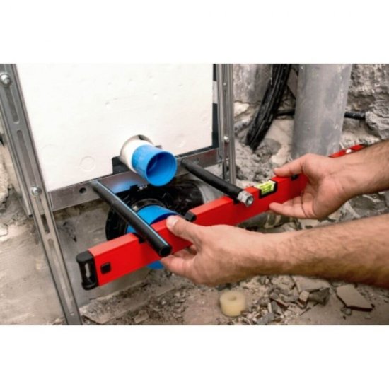 Nivela cu Doua Bule KAPRO, 70 cm, Rosie, Boloboc,Nivela cu Bule de Masurare, Nivela pentru Instalatii Sanitare, Nivela cu Bule de Masurare pentru Instalatori, Aparate de Masurare si Control, Unelte de Masura si Trasare, Nivele de Masurare 70 cm