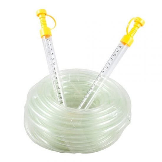 Nivela Apa cu 2 Flacoane Gradate TOPEX, Furtun de Nivel 15 m, 1 buc, Nivela cu Apa, Nivela pentru Inclinare, Nivela cu Furtun, Nivela cu Apa si Furtun, Nivela Apa cu Furtun, Nivela cu Flacoane Gradate, Nivela de Apa cu Flacoane Gradate si Furtun
