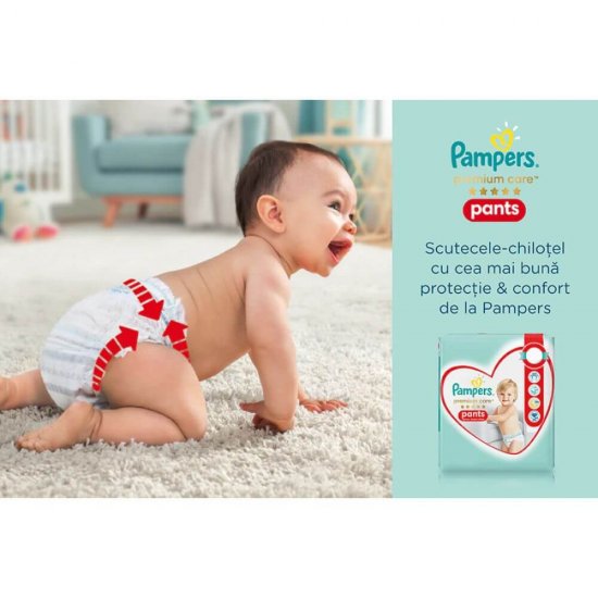 Scutece Tip Chilotel Pampers Pants, 15 Buc, Nr. 5, 12-17 kg, Scutece pentru Copii, Scutece nr 5, Scutece 5, Pampers Pants 5, Scutece Tip Chilot pentru Copii, Scutece 12-17 kg, , Scutece Tip Chilot nr 5, Scutece Tip Chilot 12-17 kg, Scutece Pampers
