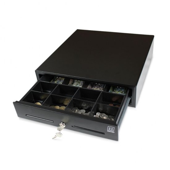 Sertar Metalic de Bani CD410T-BK Metter, Negru, Sertar de Bani, Sertare de Bani, Sertare Bani, Sertar Bani, Sertare Metalice de Bani, Sertare Depozitare Bani, Sertare Bancnote, Sertare Casa de Marcat, Sertare pentru bani, Sertar pentru Bani