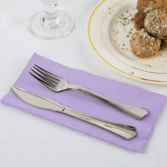 Servetele de Masa Bulkysoft, 100 Buc/Set, 33x33 cm, 2 Straturi, Liliac, Servetele Liliac Bulkysoft, Servetele de Masa 2 Straturi Bulkysoft, Accesorii de Masa, Pachet de Servetele de Masa, Servetele de Masa Colorate