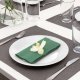 Set 125 Servetele Masa Duni Go, 3 Straturi, 33x33 cm, Culoare Verde, Set Servetele Verzi de Masa, Pachet Servetele de Masa Colorate, Servetele Decorative Verzi, Servetele de Masa Profesionale