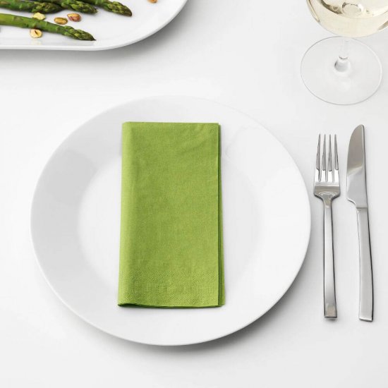 Servetele Verde Deschis din Hartie FLUFFY, 150 Buc/Set, 33x33 cm, 2 Straturi, Servetele Verde Deschis, Servetele Verde Deschis de Masa, Servetele Verde Deschis de Hartie, Servetele de Masa, Servetele Uscate, Set Servetele, Servetele Simple