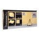 Servetele Masa OTI Uz Profesional, 3 Straturi, 33x33 cm, 250 Servetele/Set, Culoare Galbena, Servetele Galbene de Masa, Servetele de Masa Colorate, Servetele Decorative Galbene, Servetele de Masa Profesionale