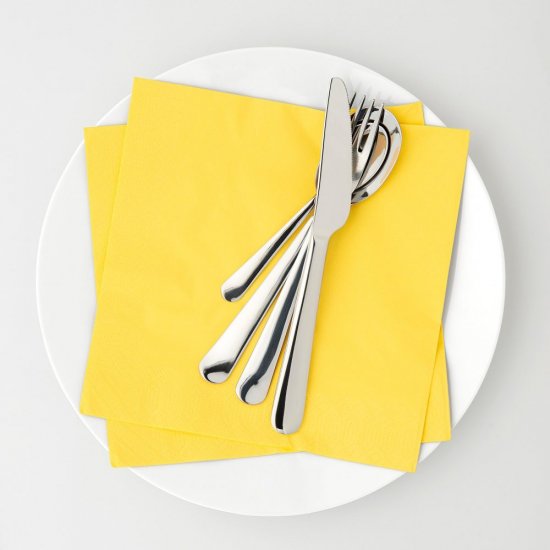 Pachet 45 Servetele de Masa Regina Vintage Colour, 33x33 cm, 1 Strat, Galben, Servetele de Masa, Servetele Unica Folosinta, Pachet Servetele Masa, Servetele pentru Masa, Servetele de Bucatarie, Servetele 1 Strat, Servetele la Pachet, Servetele Patrate